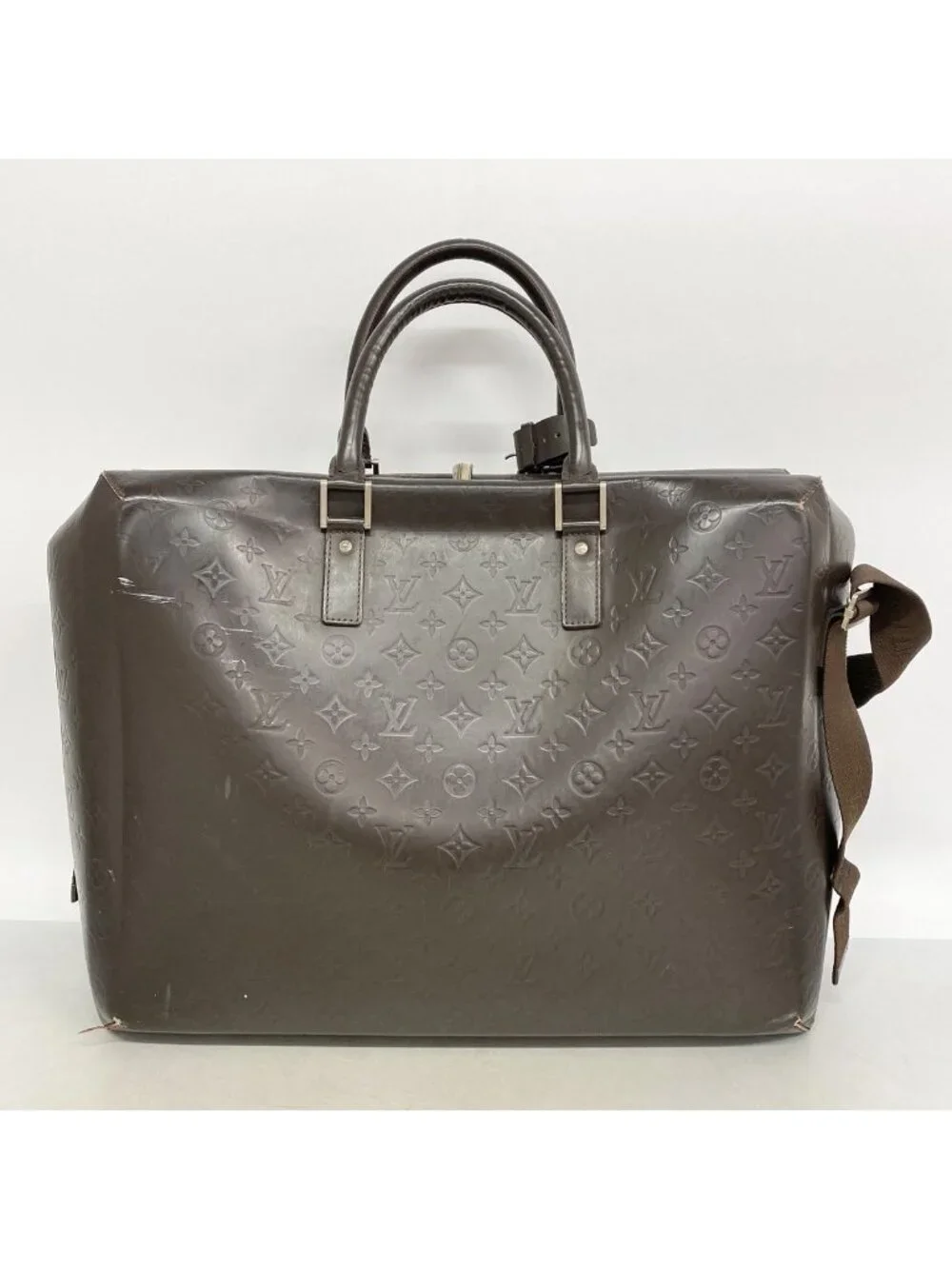 Louis Vuitton Boston Bag Monogram Glace Leather Ricky Cafe
